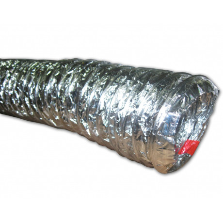               ГИБКИЙ НЕИЗОЛИРОВАННЫЙ ВОЗДУХОВОД ИЗ ПОЛИЭФИРНОЙ ЛЕНТЫ        