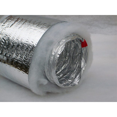               ГИБКИЙ ТЕПЛОИЗОЛИРОВАННЫЙ ВОЗДУХОВОД ИЗ ПОЛИЭФИРНОЙ ЛЕНТЫ        